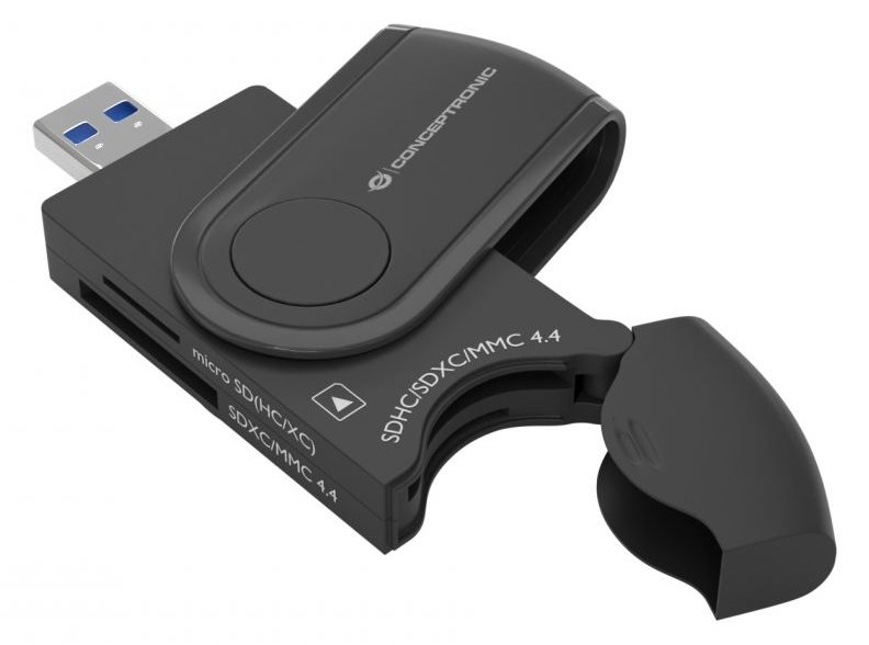 Conceptronic BIAN - Kartenleser (SD, SDHC, SDXC, microSD, microSDHC, microSDXC)