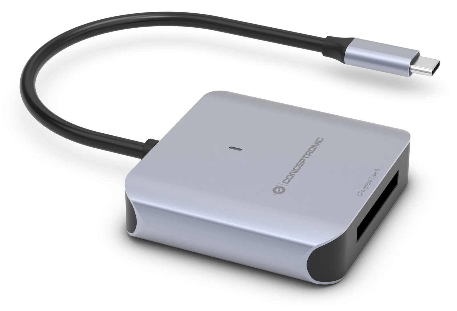 Conceptronic Card USB 3.2 Gen2 Typ-B CFexpress 2.0 sw - Card-Reader - CF Express Typ A, Ansicht 2