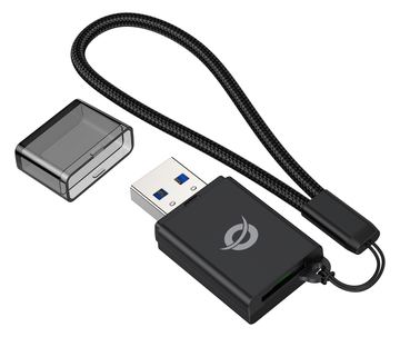 Conceptronic Card USB-A -> Micro SD/TF 3.0 schwarz - Card-Reader - Secure Digital (SD) von LumaTech