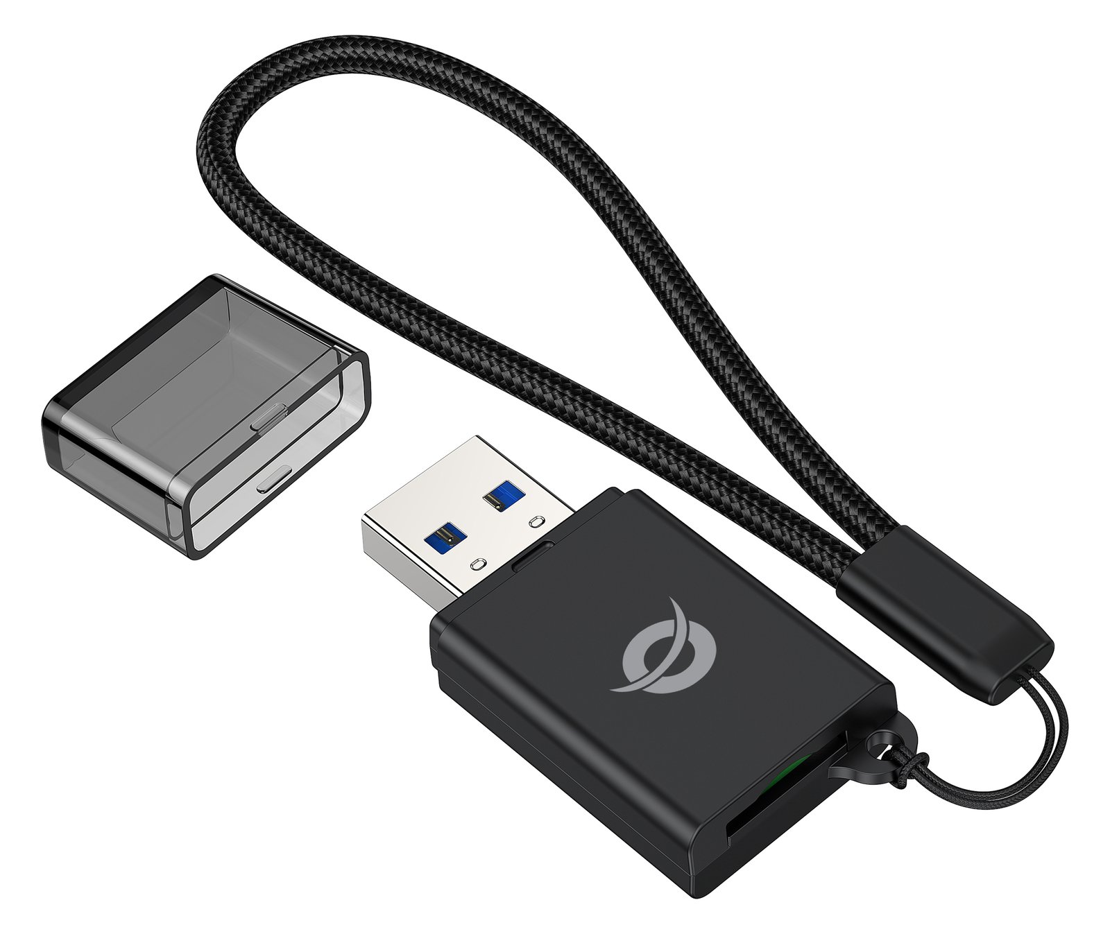 Conceptronic Card USB-A -> Micro SD/TF 3.0 schwarz - Card-Reader - Secure Digital (SD)
