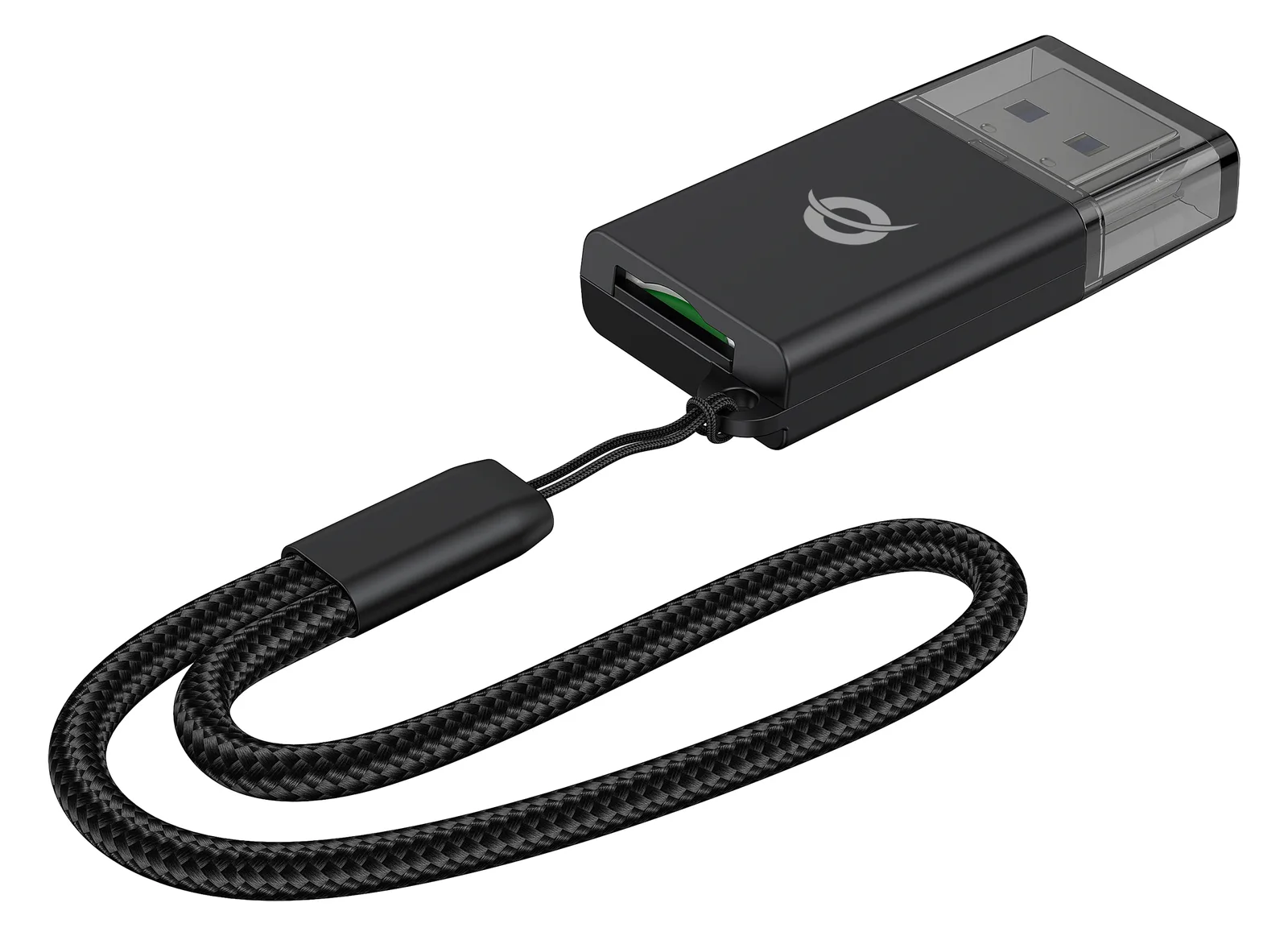 Conceptronic Card USB-A -> Micro SD/TF 3.0 schwarz - Card-Reader - Secure Digital (SD), Ansicht 2