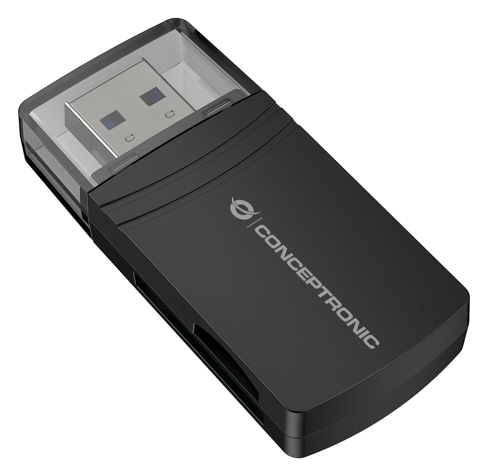 Conceptronic Card USB-A -> Micro SD/TF 4.0 schwarz - Card-Reader - Secure Digital (SD), Ansicht 2