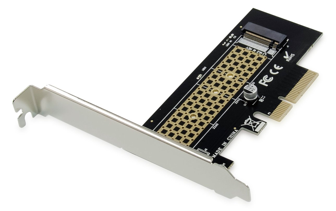 Conceptronic EMRICK M.2-NVMe-SSD-PCIe-Adapter - PCIe - M.2 - PCIe 3.0 - China - Windows 10 - Windows 10 Education