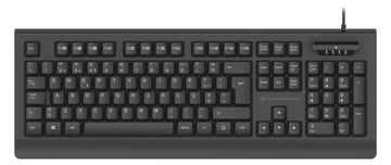 Conceptronic KAYNE01PT USB-Tastatur mit Smart ID-Kartenleser - Kabelgebunden - TL: Portugiesisch, QWERTY von LumaTech