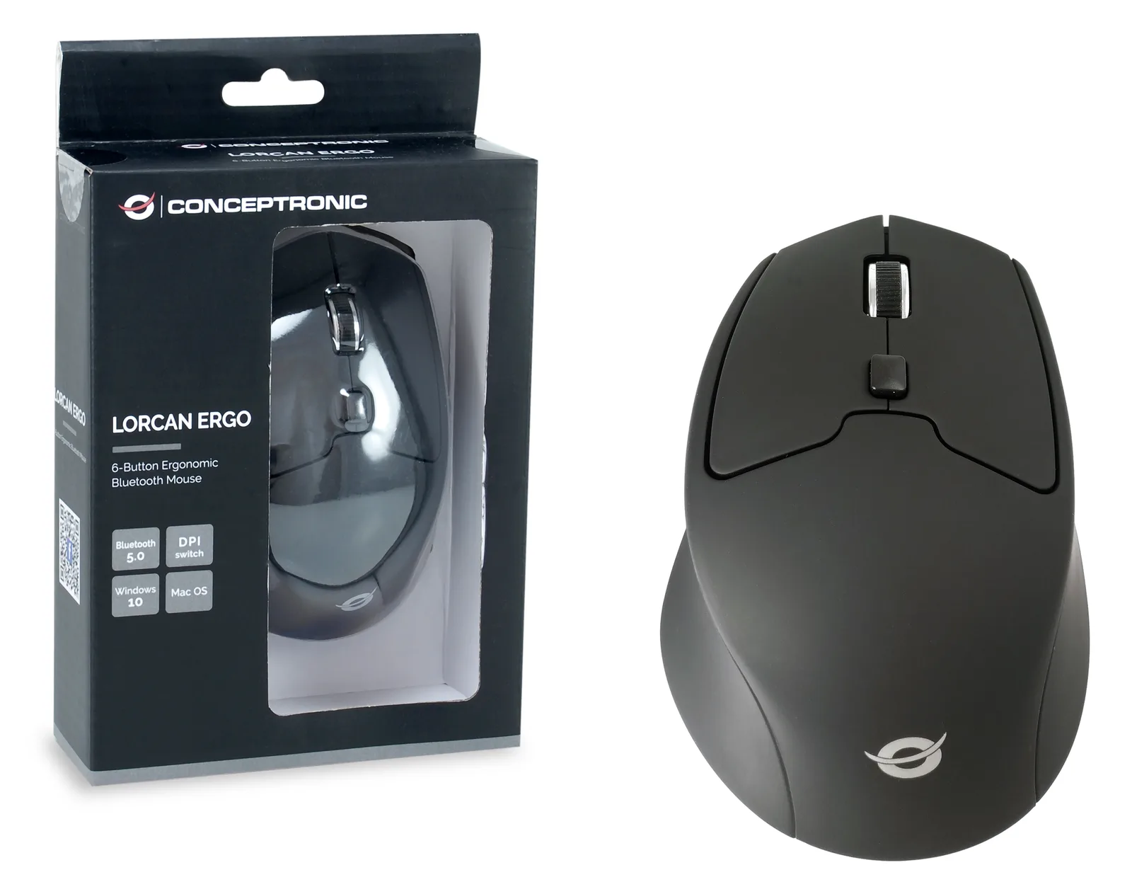 Conceptronic LORCAN ERGO - Maus - ergonomisch, Ansicht 2