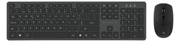 Conceptronic ORAZIO - Tastatur-und-Maus-Set - kabellos - 2.4 GHz - Schwarz - TL: Portugiesisch, QWERTY von LumaTech