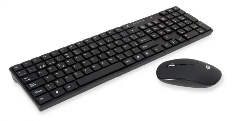 Conceptronic ORAZIO - Tastatur-und-Maus-Set - kabellos - 2.4 GHz - Schwarz - TL: Spanisch, QWERTY, Ansicht 2