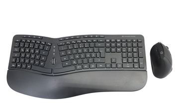 Conceptronic ORAZIO ERGO Kabelloses Set aus ergonomischer Tastatur und vertikaler Maus - TL: Deutsch, QWERTZ von LumaTech