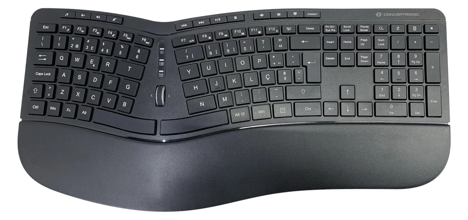 Conceptronic ORAZIO02PT - Volle Größe (100%) - RF Wireless - Schwarz - Maus enthalten - TL: Portugiesisch, QWERTY, Ansicht 3