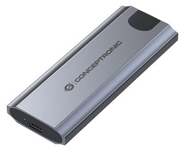 Conceptronic SSD Gehäuse M-Key M.2 ->M/B+M-Key USB3.2 10Gb/s - HDD-Wechselrahmen - USB 3.0 von LumaTech