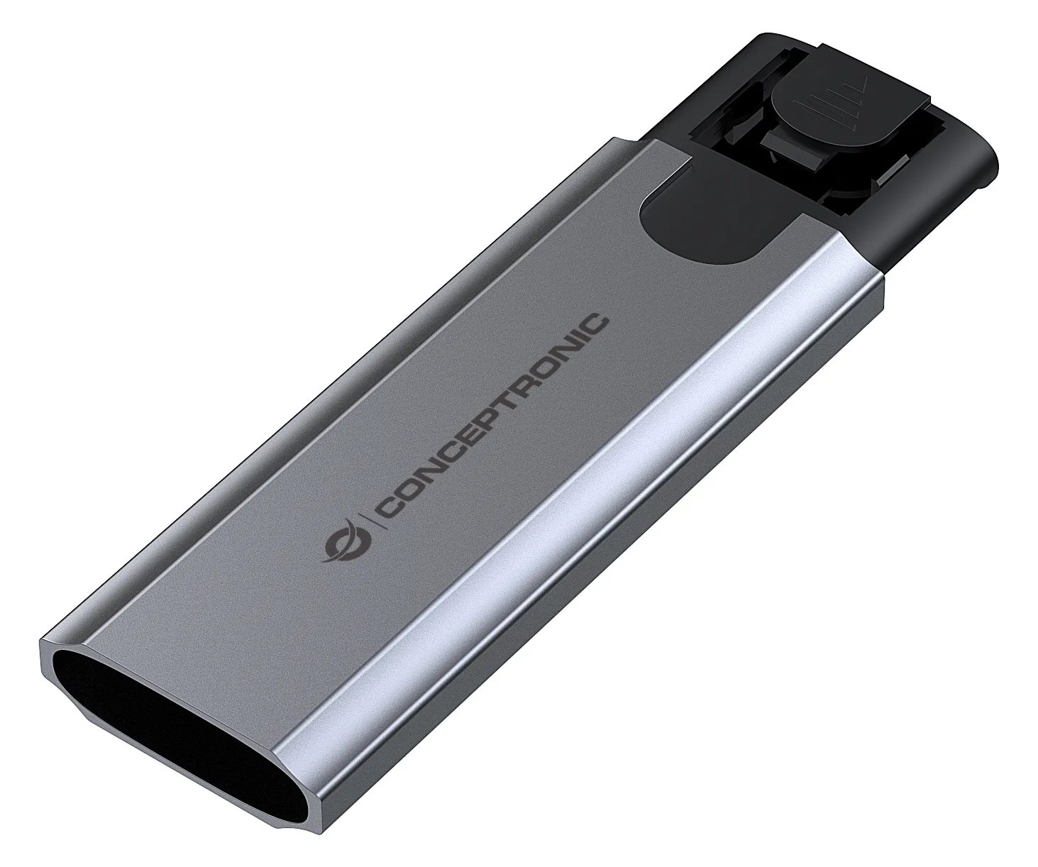 Conceptronic SSD Gehäuse M-Key M.2 ->M/B+M-Key USB3.2 10Gb/s - HDD-Wechselrahmen - USB 3.0, Ansicht 4