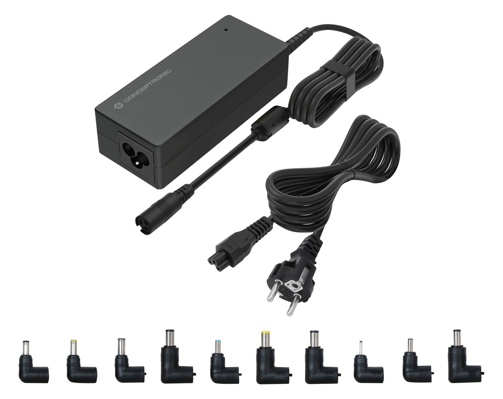 Conceptronic Univ. Notebook Netzteil inkl.10 Aufsätze - PC-/Server Netzteil