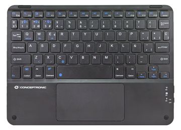 Conceptronic Wireless Tastatur 10 schwarz - Tastatur - TL: Spanisch, QWERTY von LumaTech