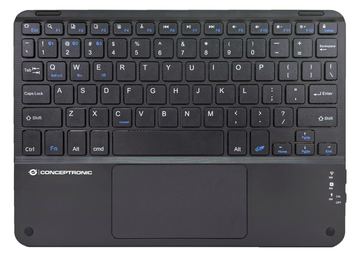 Conceptronic Wireless Tastatur 10 schwarz - Tastatur - TL: US, QWERTY von LumaTech