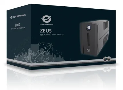 Conceptronic Zeus 01E - USV - Wechselstrom 220-240 V, Ansicht 3