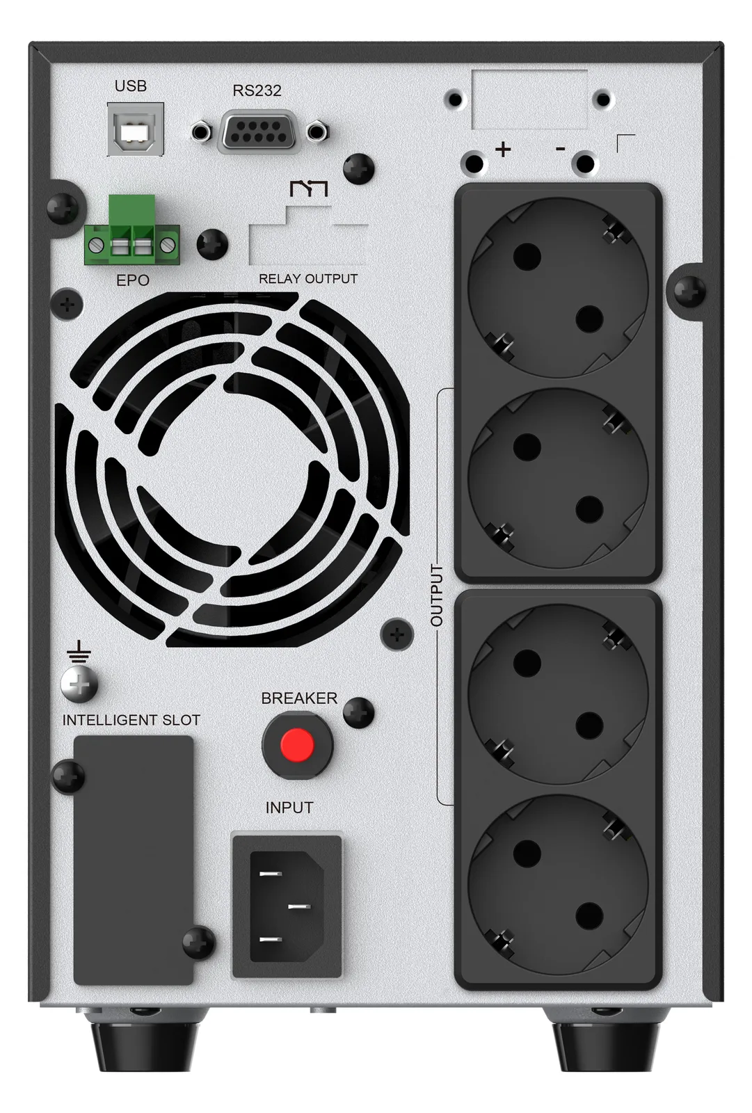 Conceptronic ZEUS UPS Online UPS IEC EPO Port ZEUS52ES2K - (Offline-) USV - Energiespar-Modus, Ansicht 2