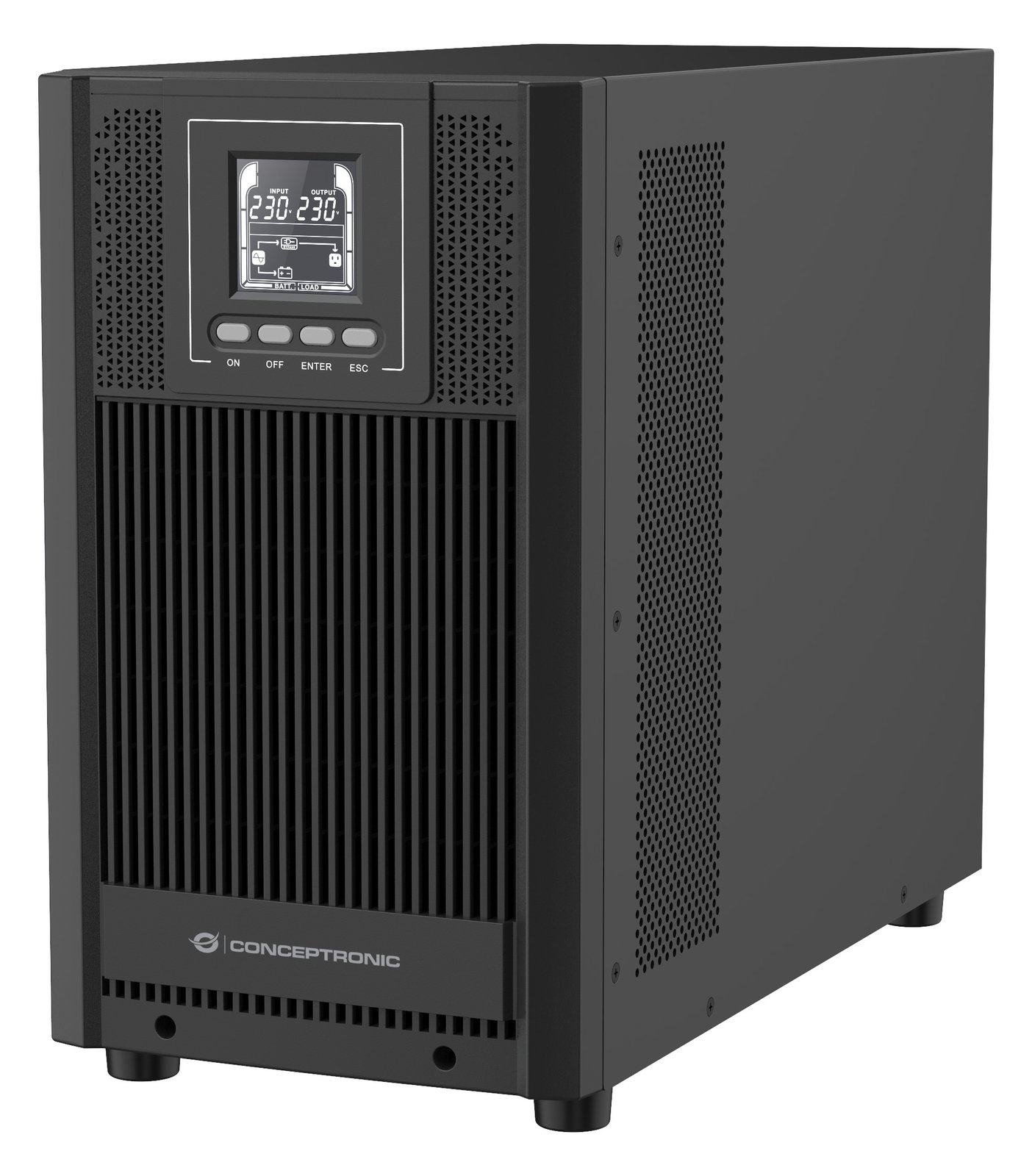Conceptronic ZEUS USV Online UPS IEC EPO Port - (Offline-) USV - Energiespar-Modus - 3000VA 2700W