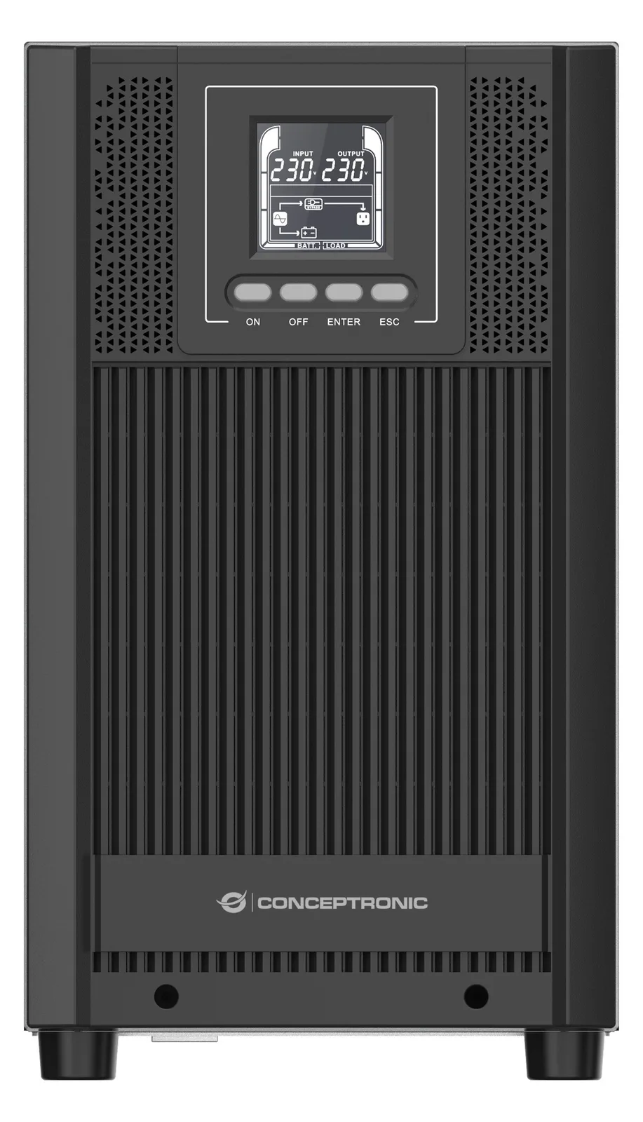 Conceptronic ZEUS USV Online UPS IEC EPO Port - (Offline-) USV - Energiespar-Modus - 3000VA 2700W, Ansicht 2