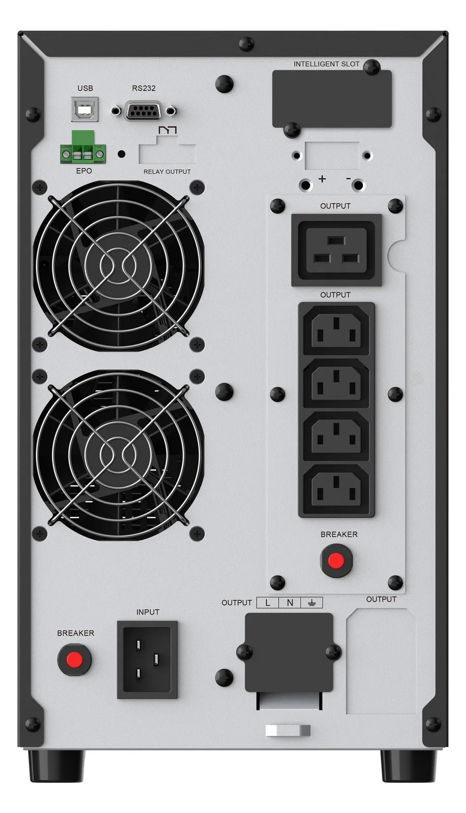 Conceptronic ZEUS USV Online UPS IEC EPO Port - (Offline-) USV - Energiespar-Modus - 3000VA 2700W, Ansicht 3