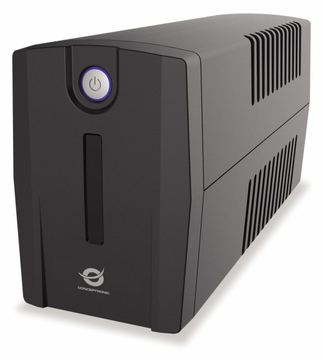 Conceptronic ZEUS USV Schuko IEC Start/LAN sw - (Offline-) USV von LumaTech