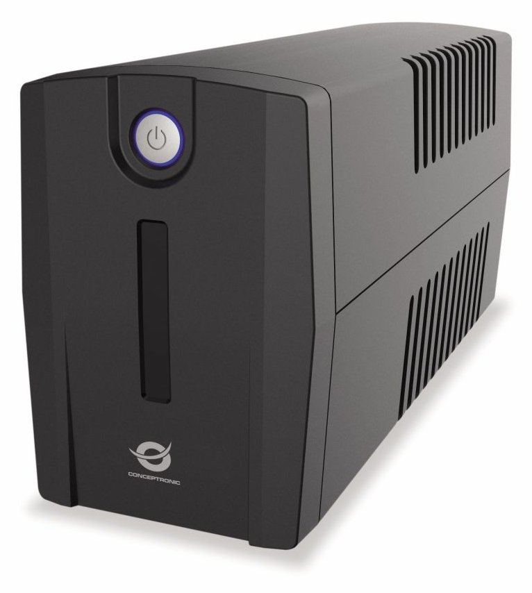 Conceptronic ZEUS USV Schuko UPS Start/LAN sw von LumaTech