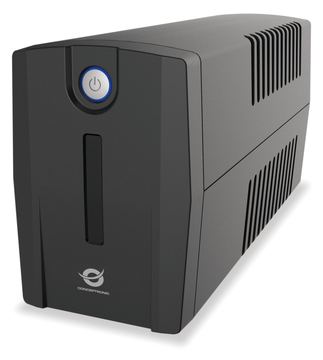 Conceptronic ZEUS02G 850VA 480W USV - 2x UK-Steckdosen - HID-USB - RJ45 Ein/Aus - mit AVR-Funktion - Line-Interaktiv von LumaTech