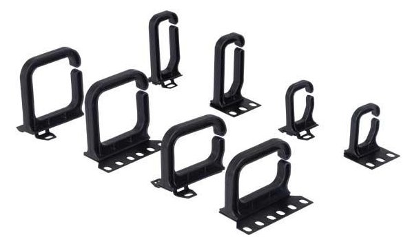 Conteg Rack-Kabelführungsring - Schwarz, RAL 9005 - 48.3 cm (19) von LumaTech