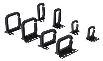 Conteg Rack-Kabelführungsring - Schwarz, RAL 9005 - 48.3 cm (19) von LumaTech