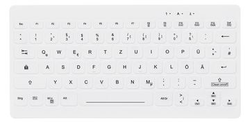 Contour AK-C4112F-FU1-W/GE - wischdesinfizierbar -wireless - weiß Tastatur - TL: Deutsch, QWERTZ von LumaTech