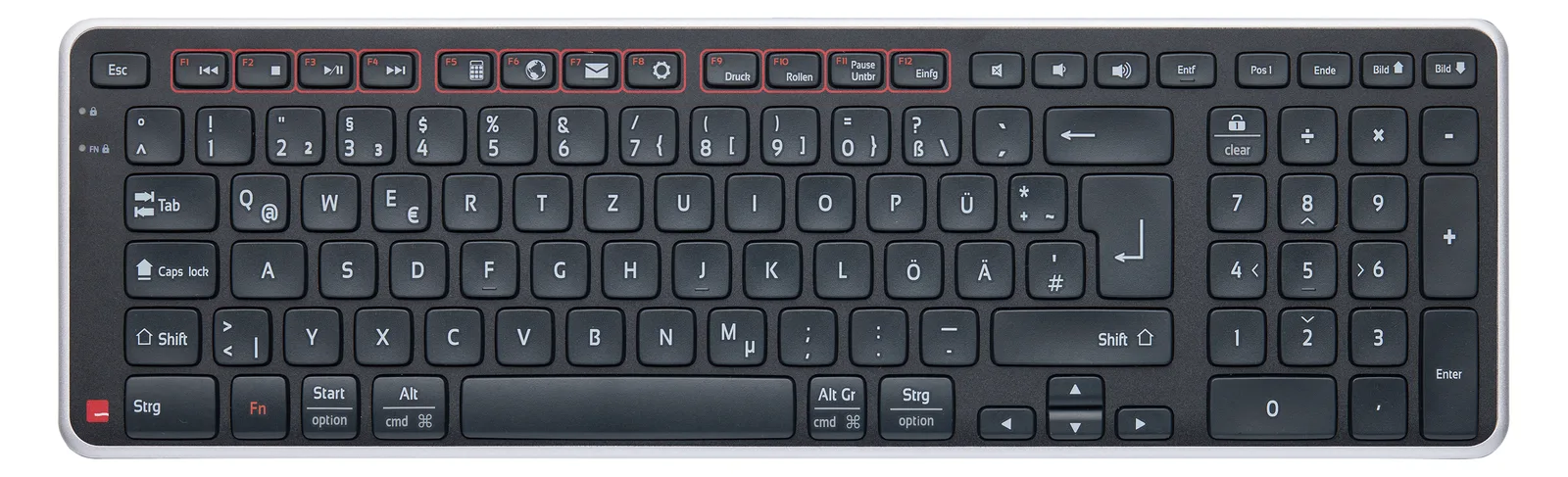 Contour Balance - Tastatur - Bluetooth, 2.4 GHz - TL: Deutsch, QWERTZ, Ansicht 2