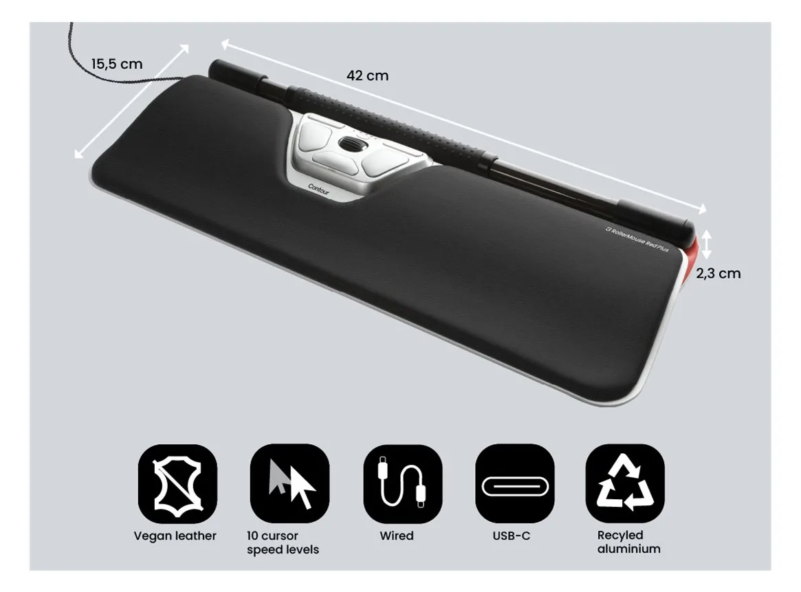Contour RollerMouse Red Plus - Zentrale Maus, Ansicht 5