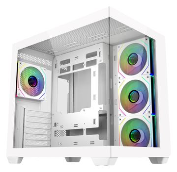 Cooler Master Elite 681 - Mid tower - ATX - Seitenteil mit Fenster (gehärtetes Glas) - Weiß von LumaTech