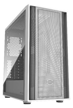 Cooler Master MasterBox 600 Lite - Mid tower - E-ATX - Seitenteil mit Fenster (gehärtetes Glas) - Weiß von LumaTech