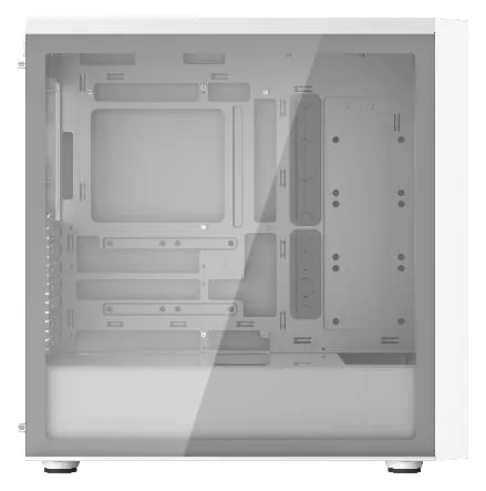 Cooler Master MasterBox 600 Lite - Mid tower - E-ATX - Seitenteil mit Fenster (gehärtetes Glas) - Weiß, Ansicht 3