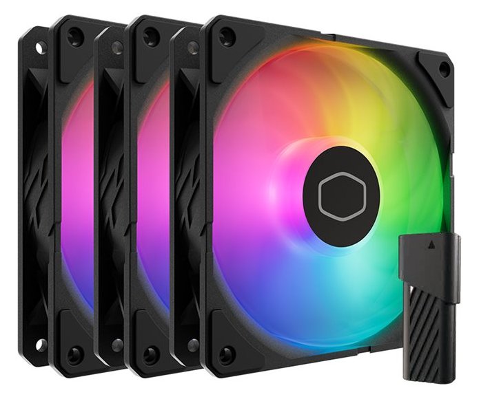 Cooler Master SickleFlow Edge 120 - Gehäuselüfter - 120 mm - Schwarz (Packung mit 3) von LumaTech