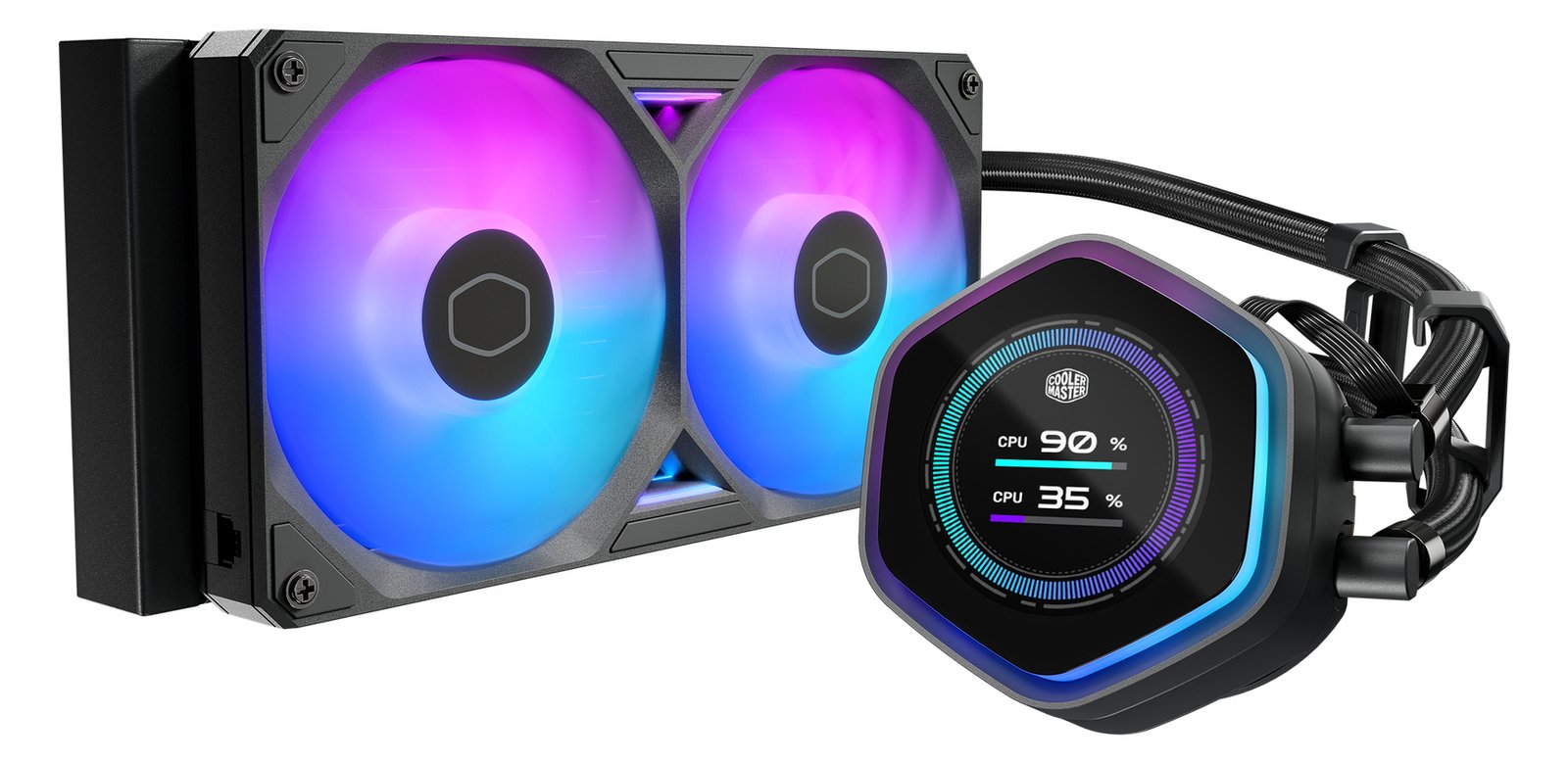 Cooler Master WAK MasterLiquid 240 Atmos II LCD von LumaTech