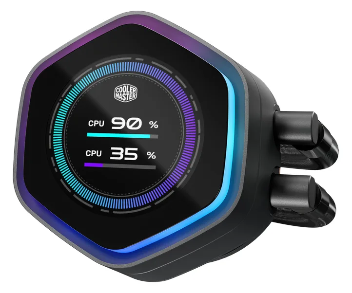 Cooler Master WAK MasterLiquid 240 Atmos II LCD, Ansicht 2