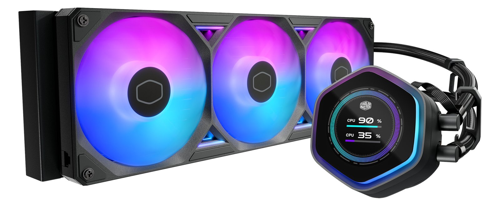 Cooler Master WAK MasterLiquid 360 Atmos II LCD von LumaTech