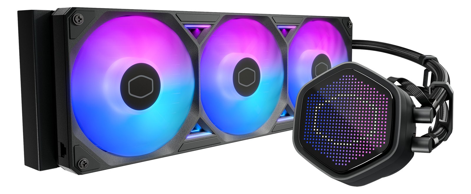 Cooler Master WAK MasterLiquid 360 Atmos II Pixel LCD von LumaTech