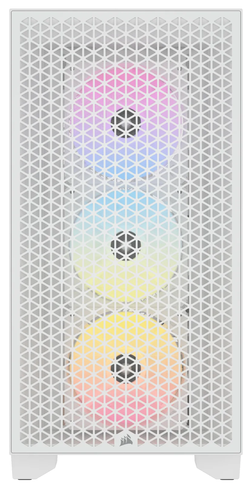 Corsair 3000D RGB Tempered Glass Mid-Tower White, Ansicht 2