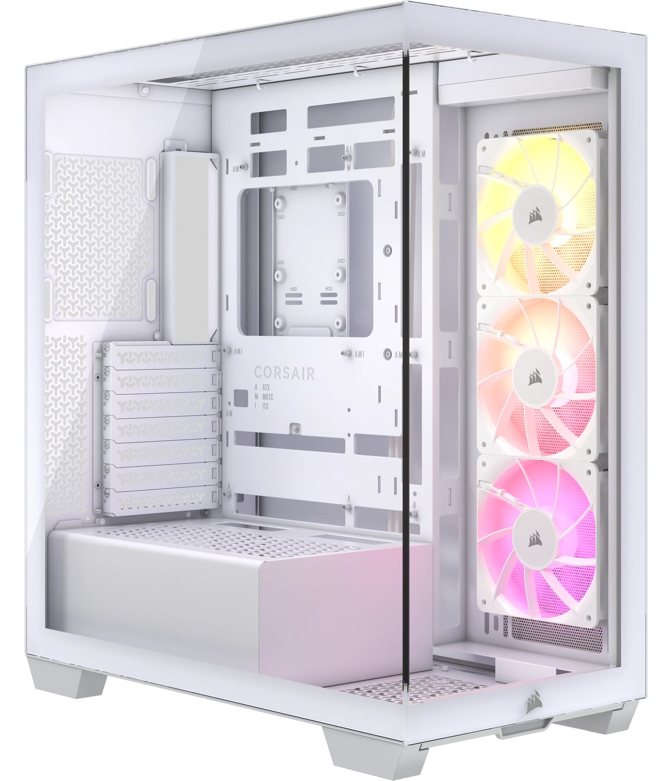 Corsair 3500X ARGB - Mid tower - E-ATX - Seitenteil mit Fenster (gehärtetes Glas) von LumaTech