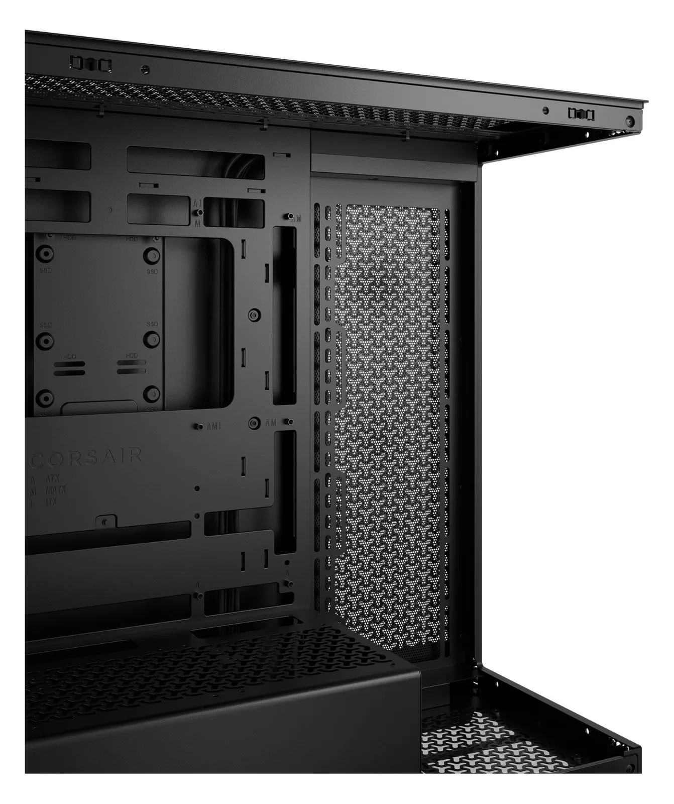 Corsair 480T RGB - Mid tower - ATX - Seitenteil mit Fenster (gehärtetes Glas), Ansicht 3
