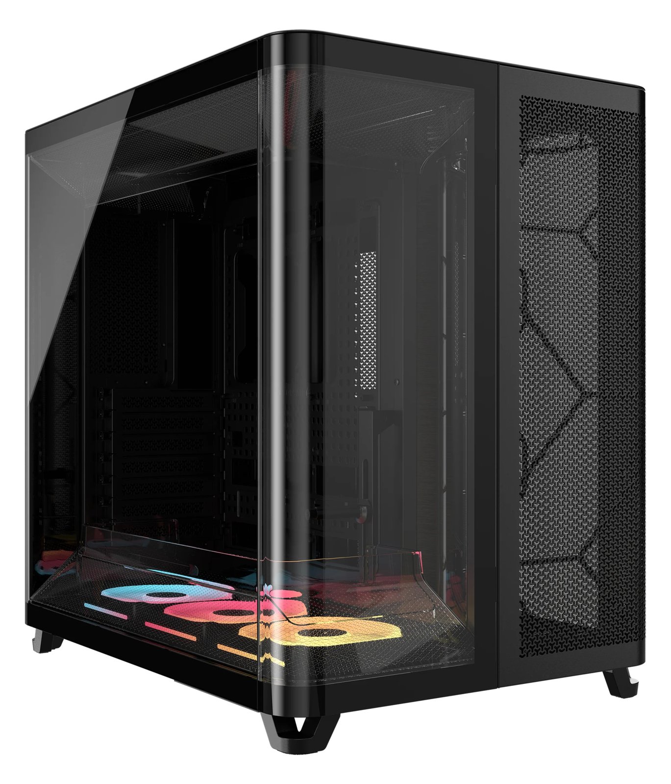 Corsair Air 5400 LX-R LINK Tempered Glass Mid-Tower Black - Tower - ATX von LumaTech