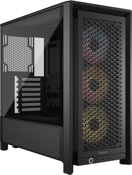 Corsair FRAME 4000D RS ARGB - Midi-Tower Gaming - E-ATX - Seitenteil mit Fenster (gehärtetes Glas) - Schwarz von LumaTech