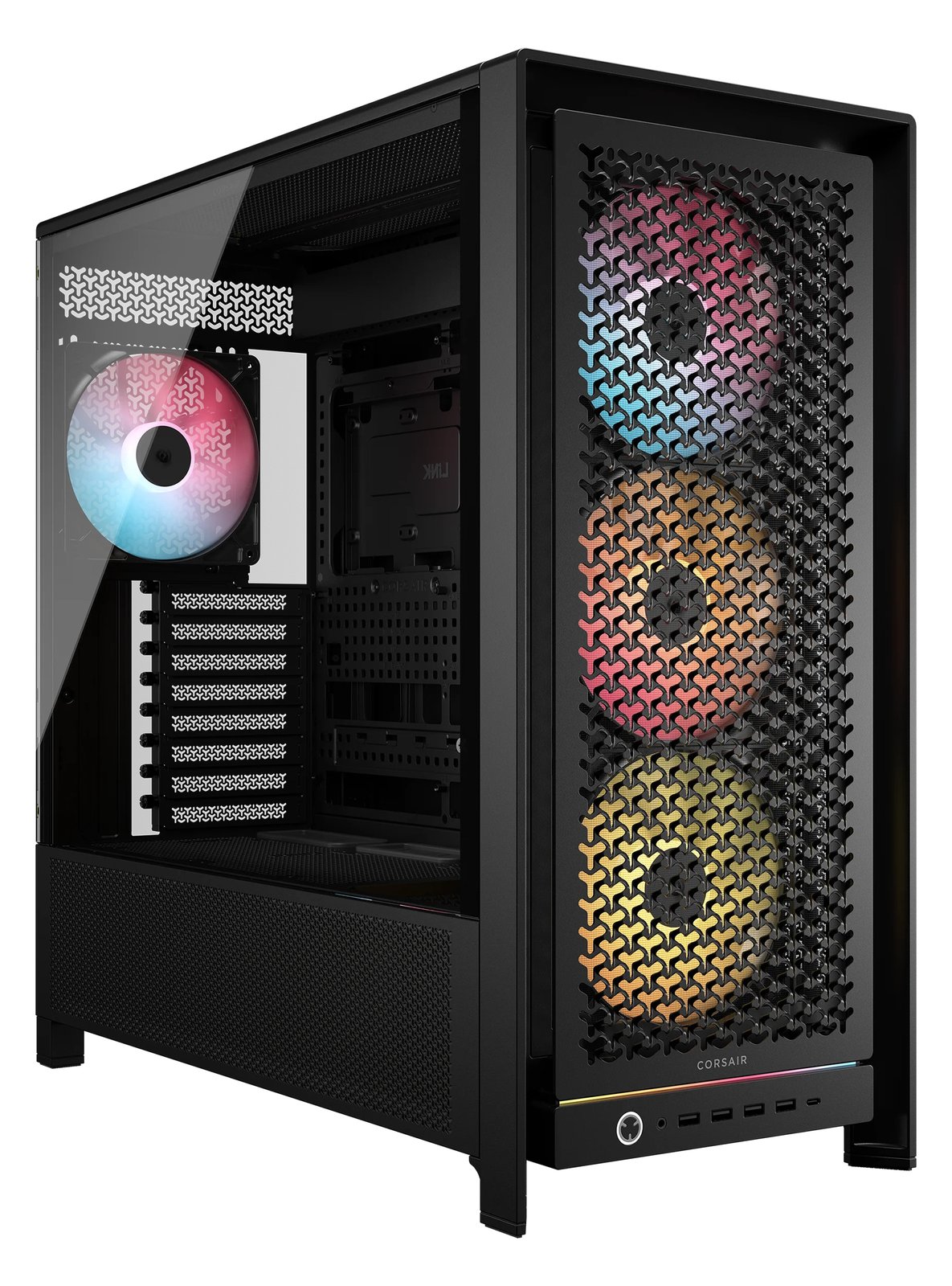 Corsair Geh Midi Frame 5000D RS ARGB Airflow Case Black - Tower - ATX von LumaTech