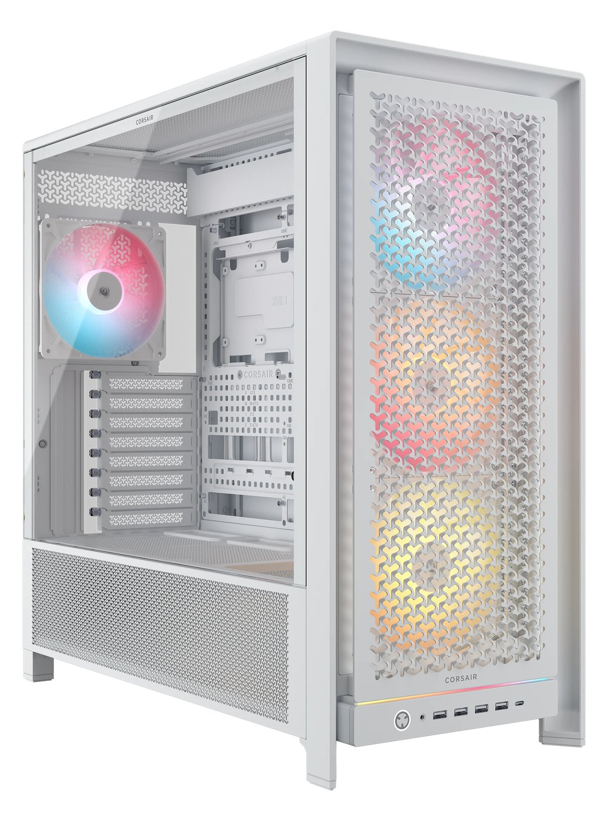 Corsair Geh Midi Frame 5000D RS ARGB Airflow Case White - Tower - ATX von LumaTech