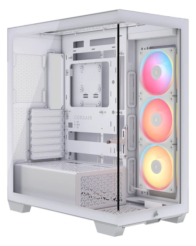 Corsair iCUE LINK 3500X LX-R RGB - Mid tower - E-ATX - Seitenteil mit Fenster (gehärtetes Glas) von LumaTech