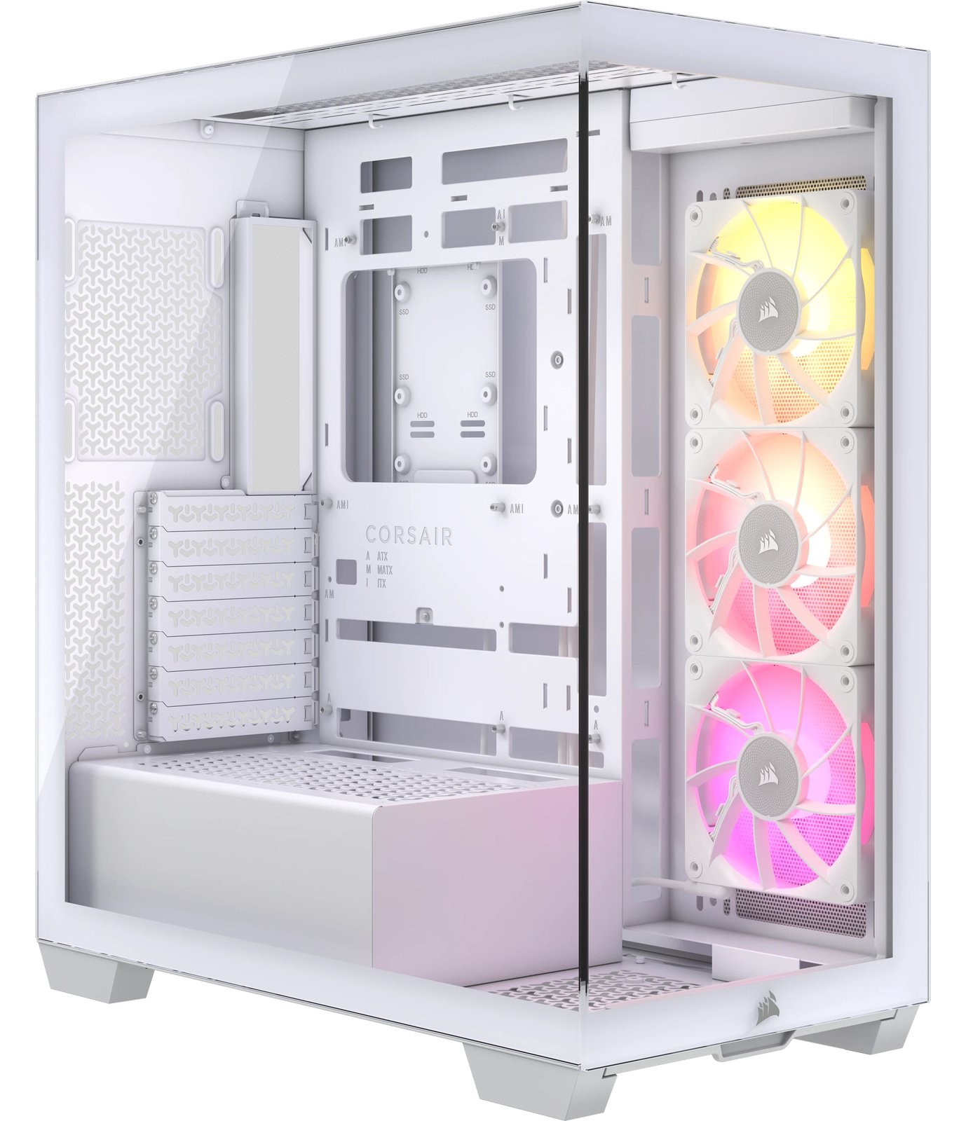 Corsair iCUE LINK 3500X RGB - Mid tower - E-ATX - Seitenteil mit Fenster (gehärtetes Glas) von LumaTech