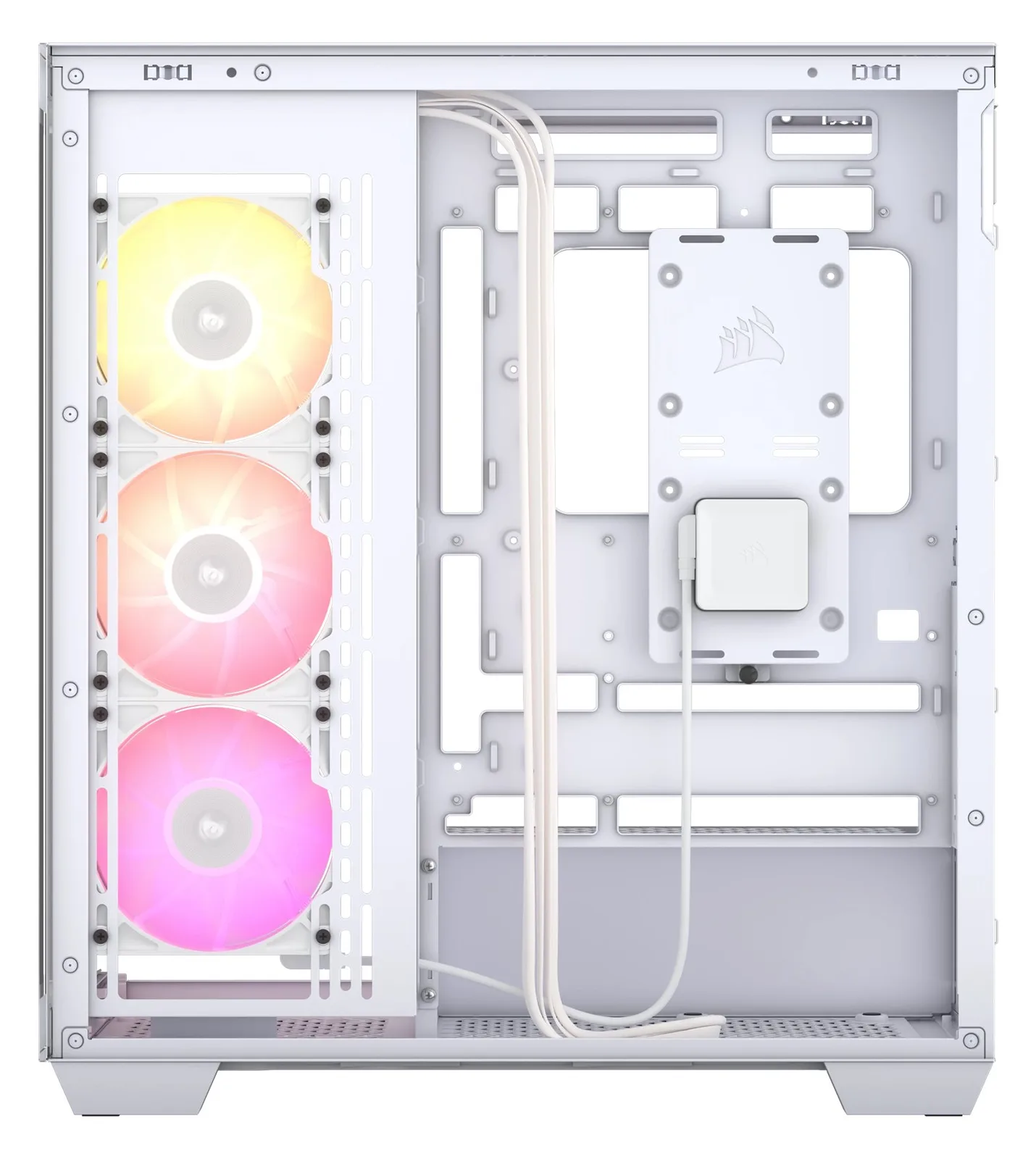 Corsair iCUE LINK 3500X RGB - Mid tower - E-ATX - Seitenteil mit Fenster (gehärtetes Glas), Ansicht 3