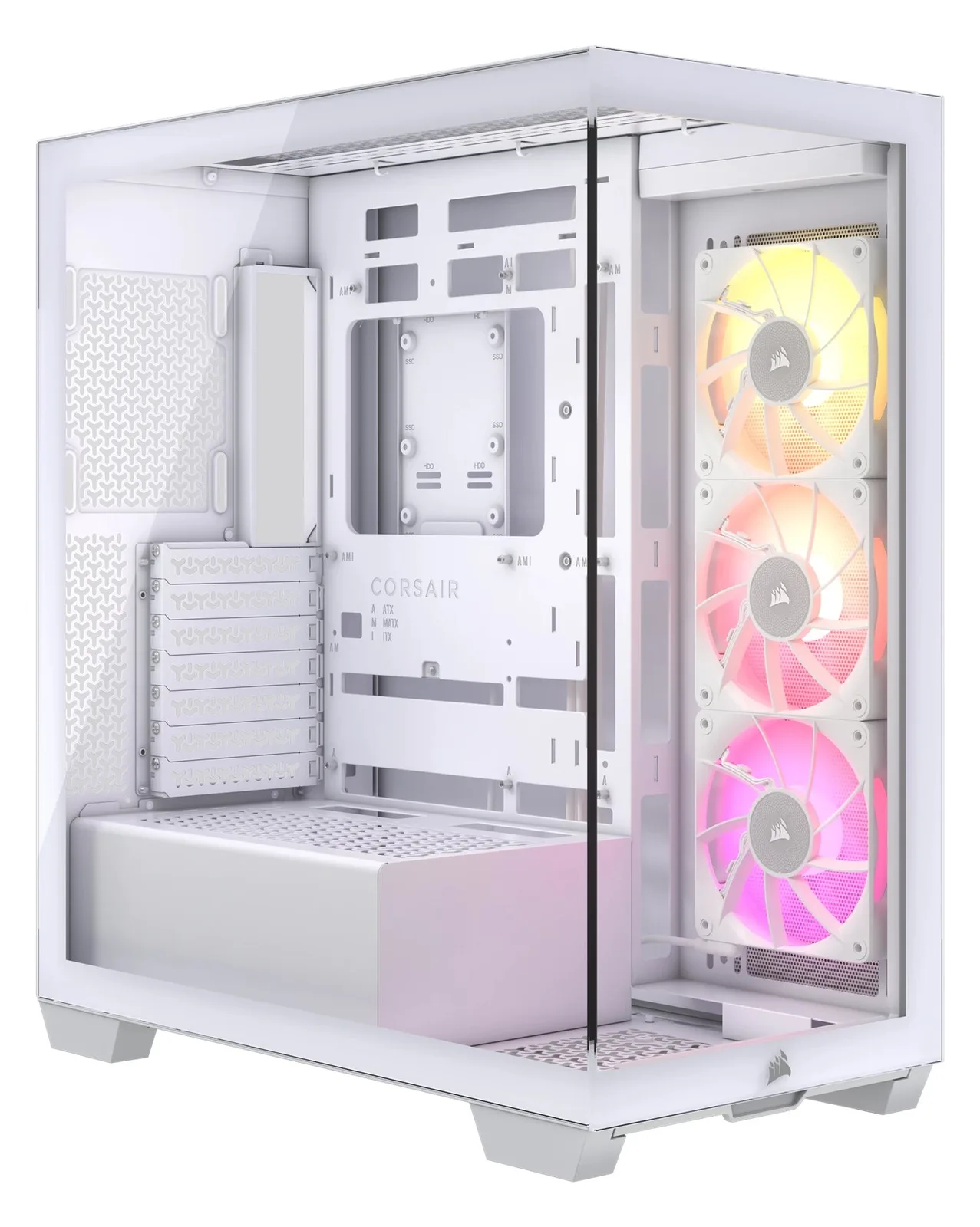 Corsair iCUE LINK 3500X RGB - Mid tower - E-ATX - Seitenteil mit Fenster (gehärtetes Glas), Ansicht 5